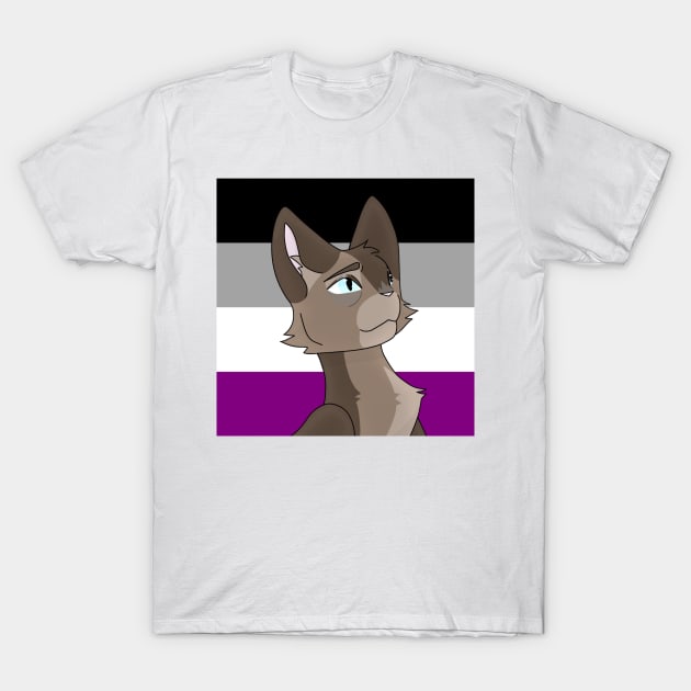 Asexual Pride Mousefur T-Shirt by ceolsonart